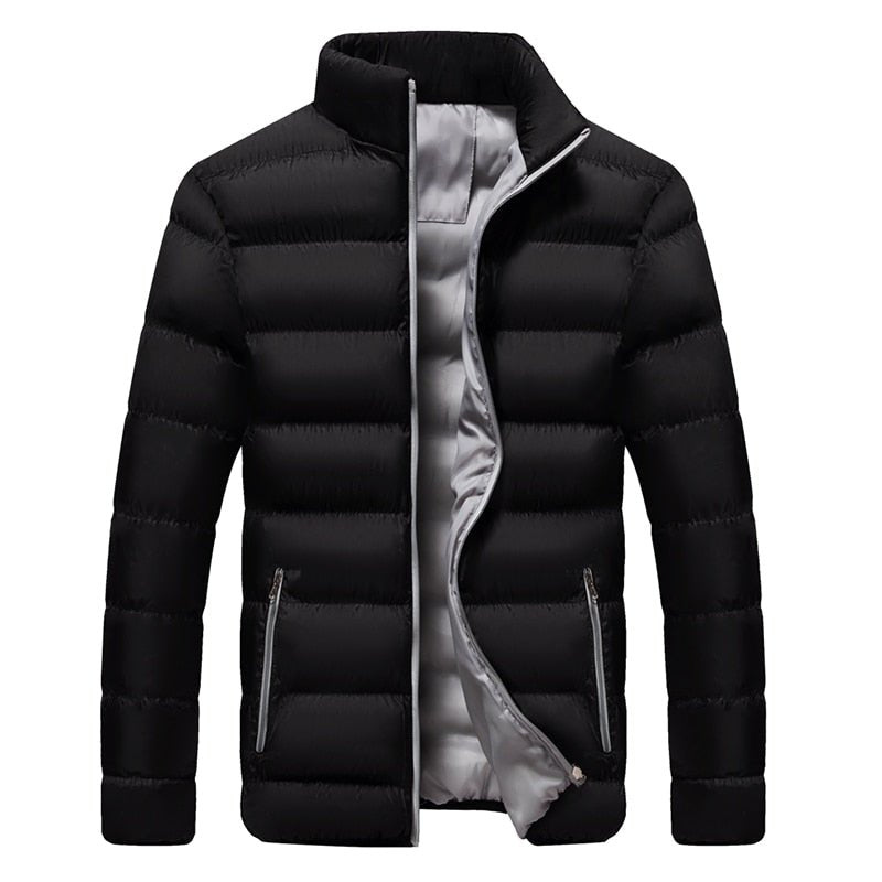 Nicholas | Steppjacke Herren Schwarz | Daunenjacke Winter