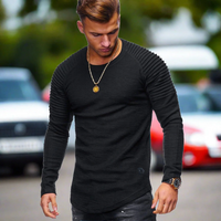 Inigo | Herren Slim-Fit Pullover | Sweatshirt in Schwarz