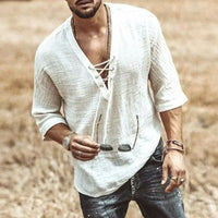 Marcus | Herren Sommer Hemd | Weiß in Weiß