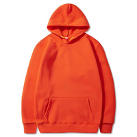 Soren | Warmer Winter Hoodie | Kapuzenpullover in Orangefarben