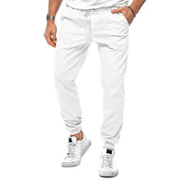 Focko | Herren Sommer Hose | Blau in Weiß
