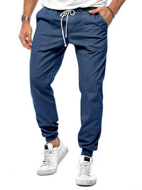 Focko | Herren Sommer Hose | Blau in Blau