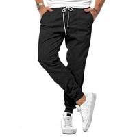 Focko | Herren Sommer Hose | Blau in Schwarz