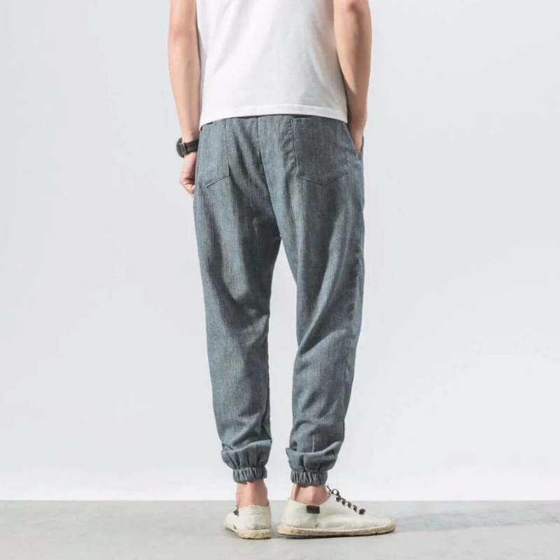 Jannik | Herren Sommer Hose | Schwarz