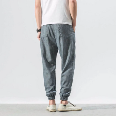 Jannik | Herren Sommer Hose | Schwarz