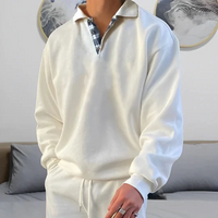 Horst | Herren Stehkragen Pullover | Sweater in Weiß