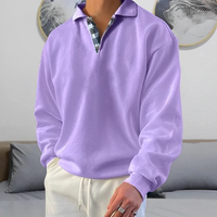 Horst | Herren Stehkragen Pullover | Sweater in Lila