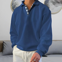 Horst | Herren Stehkragen Pullover | Sweater in Dunkelblau