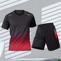 Francis | Herren Sport Shorts und T-Shirt in Rot