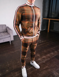Frederick | Herren Komplette Set | Sportliche Outfit in Orange