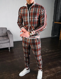 Frederick | Herren Komplette Set | Sportliche Outfit in Braun