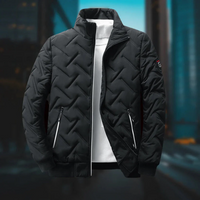 Lorenz | Herren Winter Steppjacke | Daunenjacke in Schwarz