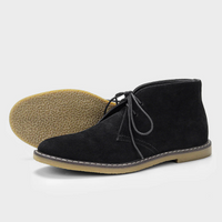 Walther | Herren Stiefeletten | Schwarze in Tiefschwarz
