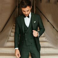 Daniel | Herren Hochzeit Anzug | mit Weste in Grün
