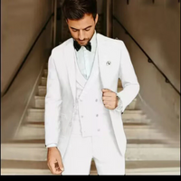 Daniel | Herren Hochzeit Anzug | mit Weste in Weiß
