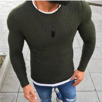 Jethro | Herren Strick Pullover | Slim-Fit in Grün