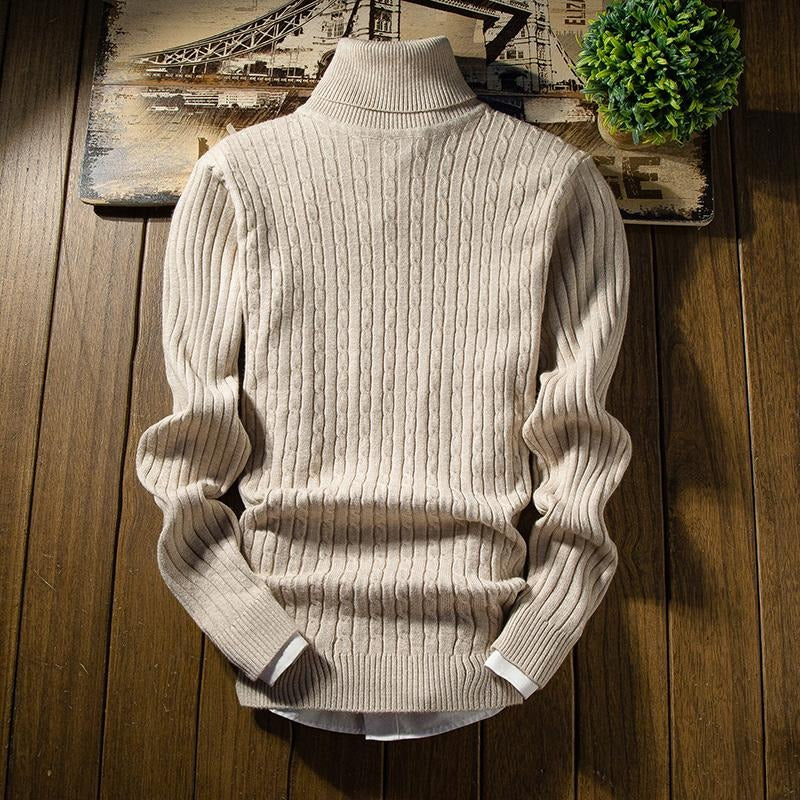 Yuri | Herren Strick Rollkragenpullover | Langarm