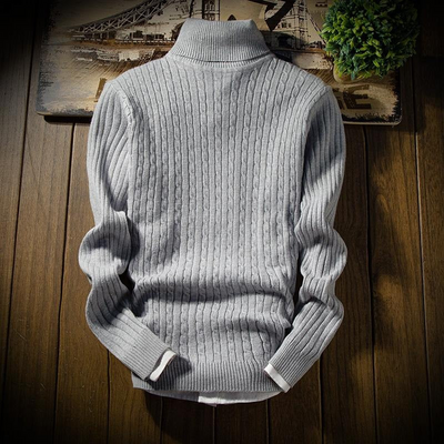 Yuri | Herren Strick Rollkragenpullover | Langarm