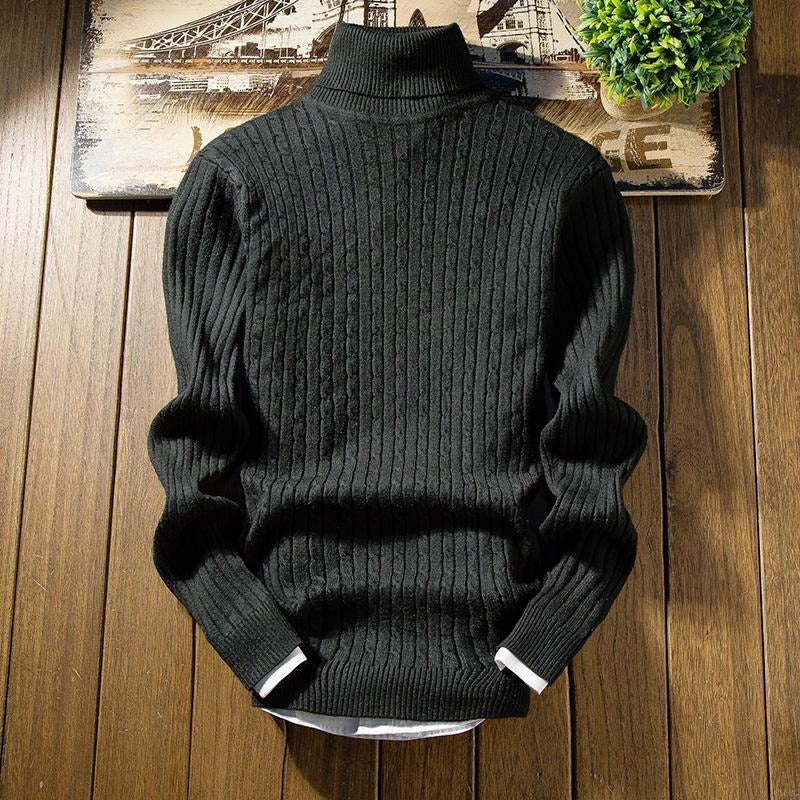 Yuri | Herren Strick Rollkragenpullover | Langarm