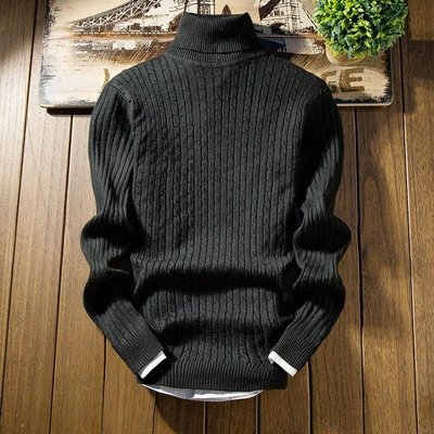 Yuri | Herren Strick Rollkragenpullover | Langarm