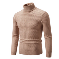 Alaric | Herren Strick Rollkragenpullover | Sweater in Beige