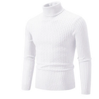Alaric | Herren Strick Rollkragenpullover | Sweater in Weiß