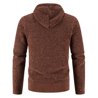 Enrique | Herren Strickjacke mit Reißverschluss | Kapuzen