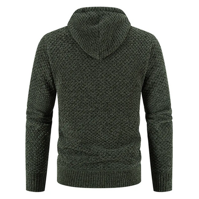 Enrique | Herren Strickjacke mit Reißverschluss | Kapuzen