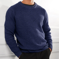 Rainer | Herren Strickpullover | Sweatshirt in Blau