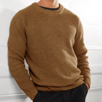 Rainer | Herren Strickpullover | Sweatshirt in Braun