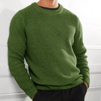 Rainer | Herren Strickpullover | Sweatshirt in Grün
