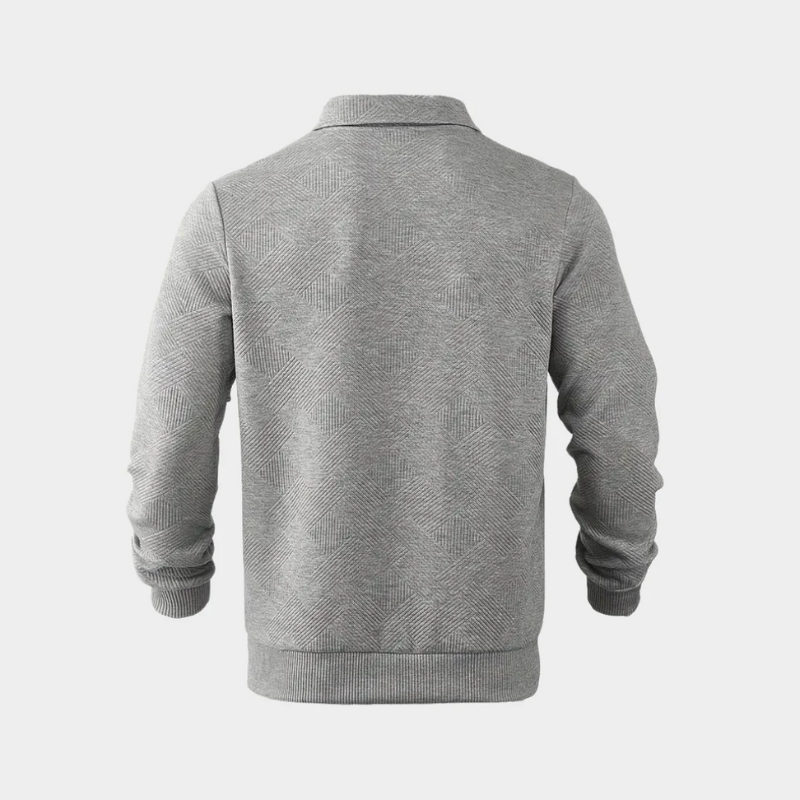 Herren stylischer warmer Pullover | reißverschluss