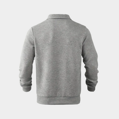 Herren stylischer warmer Pullover | reißverschluss