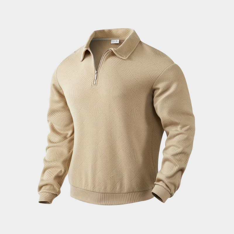 Herren stylischer warmer Pullover | reißverschluss