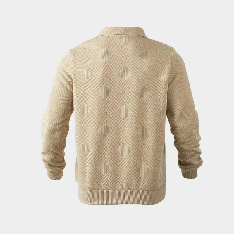 Herren stylischer warmer Pullover | reißverschluss