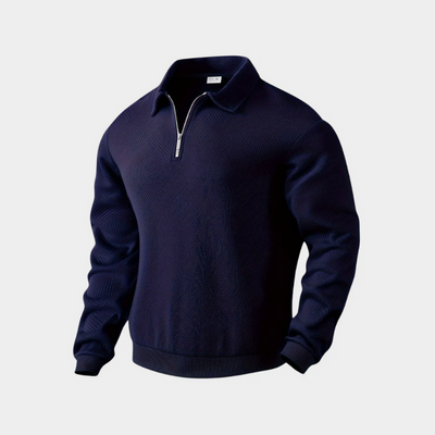 Herren stylischer warmer Pullover | reißverschluss