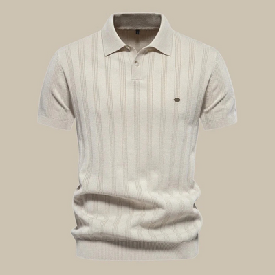 Herren stylisches Poloshirt | Schwarz