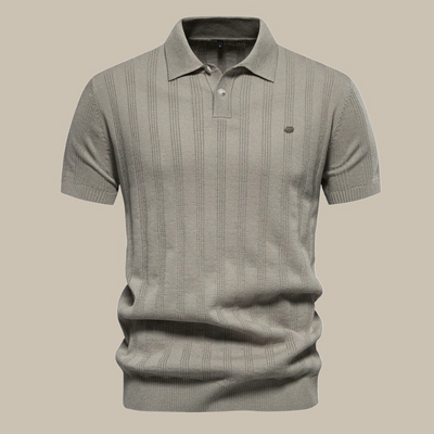 Herren stylisches Poloshirt | Schwarz