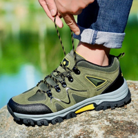 Oscar | Herren Trekking Schuhe | Bequeme in Grün