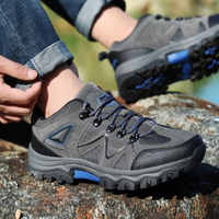 Oscar | Herren Trekking Schuhe | Bequeme in Blau