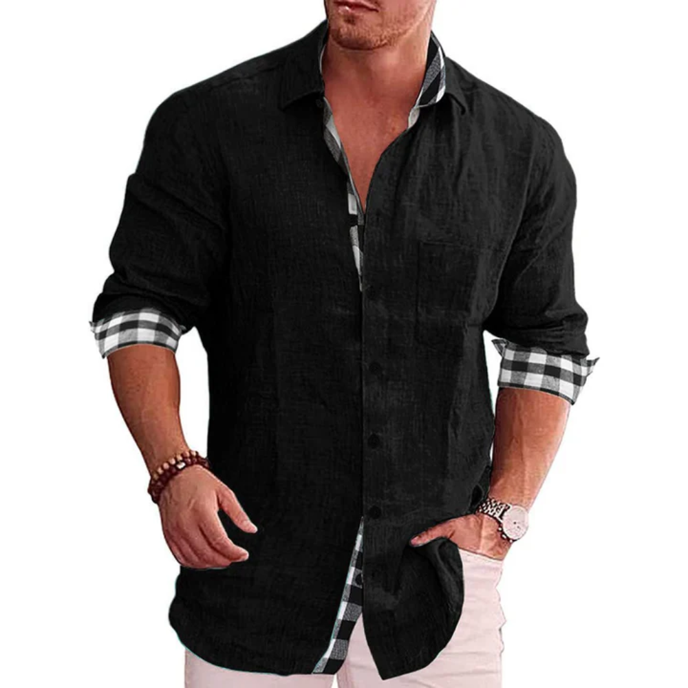 Benedikt | Herren Langarm Hemd | Button down