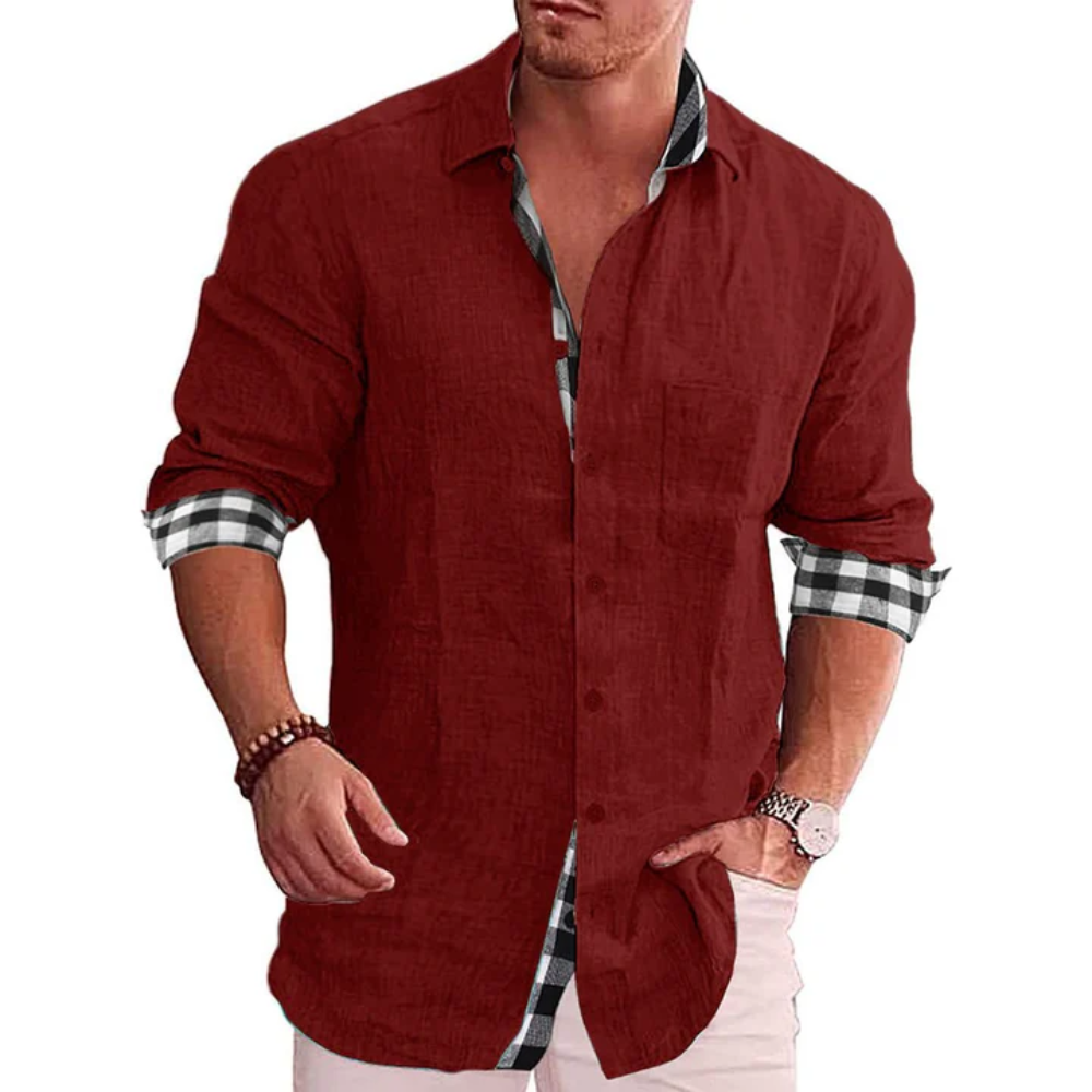 Benedikt | Herren Langarm Hemd | Button down