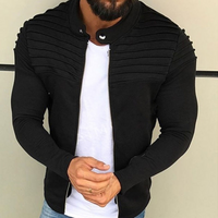 Neil | Herren Übergang Jacke | Schwarze in Schwarz