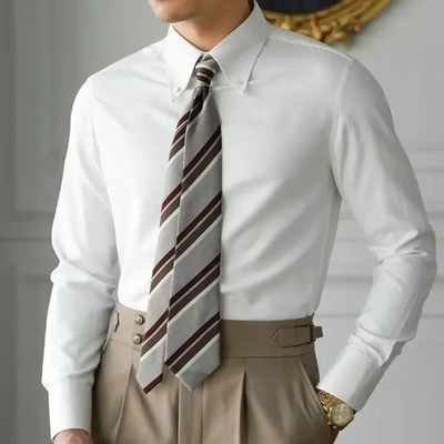 Herren Vintage-Businesshemd | Langarm