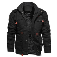 Bjarn | Herren Vintage Winterjacke | Mantel in Schwarz
