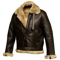Eckhart | Herren Warme Bomberjacke | Winter in Braun