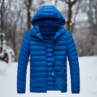 Malcom | Daunenjacke Herren | Steppjacke Winter in Blau