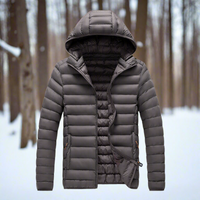 Malcom | Daunenjacke Herren | Steppjacke Winter in Grau