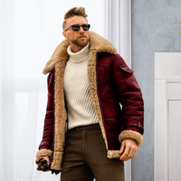 Gerry | Herren Warme Parka | Winter in Rot