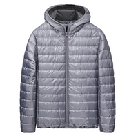 Karsson | Herren Warme Steppjacke | Daunenjacke Winter in Grau